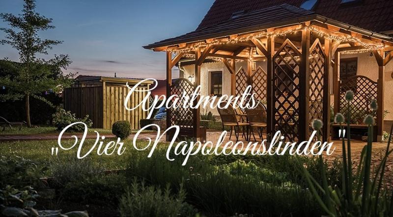 Apartments "Vier Napoleonslinden" Auerstedt ภายนอก รูปภาพ
